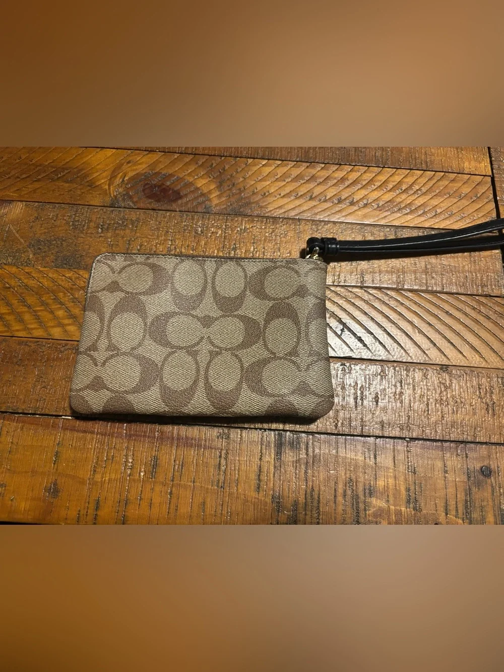 Coach Signature Wristlet